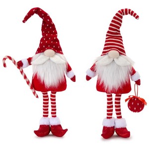 Melrose Plush Standing Holiday Elf Decor (Set of 2) - 1 of 1