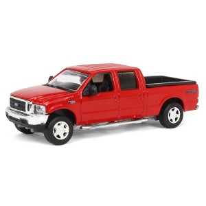 1/64 2004 F-250 Super Duty Crew Cab Pickup Truck Red Motormax Diecast 400242 - 1 of 4