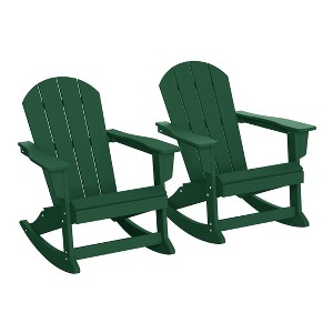 WestinTrends  Outdoor Patio Porch Rocking Adirondack Chair - 1 of 4
