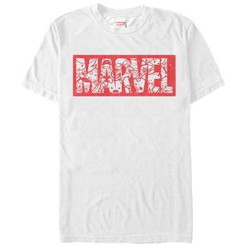 Men's Marvel Kawaii Superheroes Logo T-Shirt