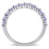 .84 CT. T.W. Tanzanite Stacking Ring in Sterling Silver - image 3 of 3
