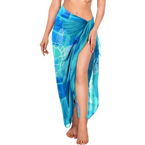 HAPPY BAY Women's Beachwear Summer Beach Wrap Bikini Swimwear Swim Cover Up Bathing Suit Wraps Swimsuit Sarong Coverups Skirts for Women One Size - 1 of 4