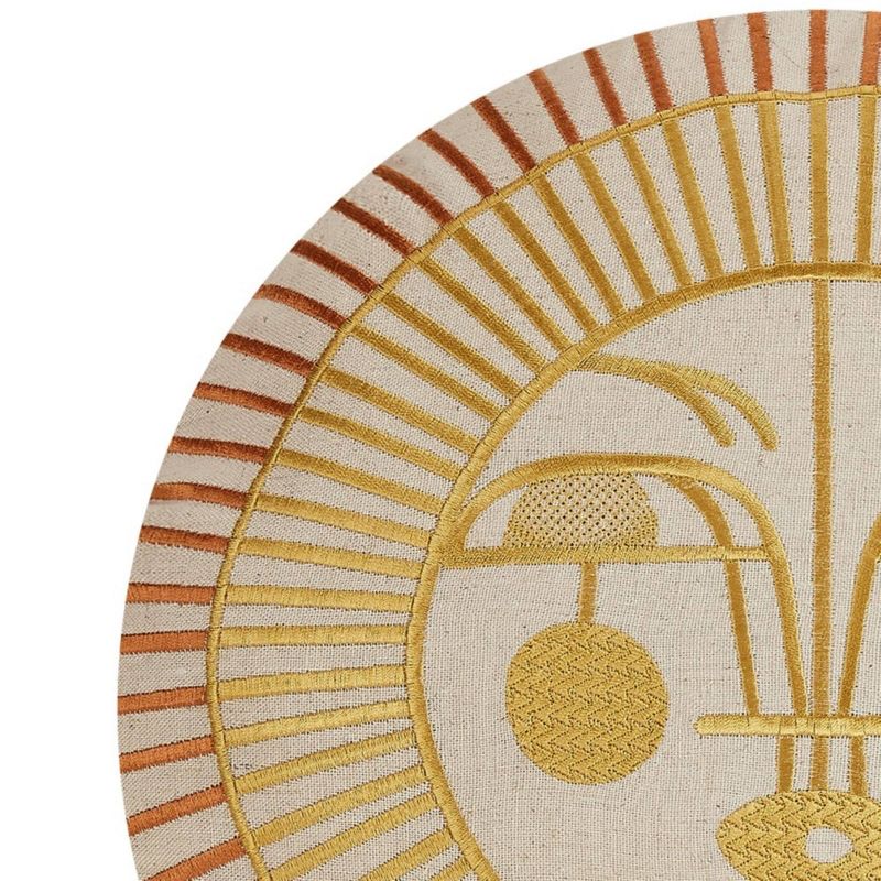 Justina Blakeney for Makers Collective Jungalow Ayo Sunshine Decorative Pillow Gold, 3 of 4