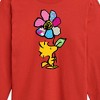 Boys' - Peanuts - Woodstock With Flower And Pattern Long Sleeve Graphic T-Shirt - 2 of 4