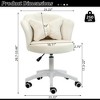 DYHOME Modern Velvet Task Chair 360 Swivel Adjustable Height Office Chair - 3 of 4