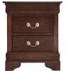 NicBex Nightstand with 2 Drawers,22 inch /21 inch Side Table with Metal Handles and  Elegant Finish,Classic Bedside Table for Bedroom,Living Room - 2 of 4