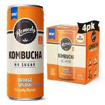 Remedy Kombucha Orange Splash - 4pk/11.2 fl oz Cans