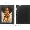 Americanflat 12x18 Rustic Picture Frame in Charcoal Black with Textured Wood and Plexiglass frame cover - Horizontal and Vertical Formats - 2 of 4