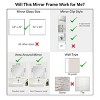 Amanti Art Mirror Makeover Bathroom Mirror Frame Border Kit - Fully Assembled Peel and Stick Frame - Mirror NOT Included - Parlor Trim - 3 of 4