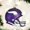 Old World Christmas Blown Glass Ornament for Christmas Tree, Minnesota Vikings Helmet - 2 of 3