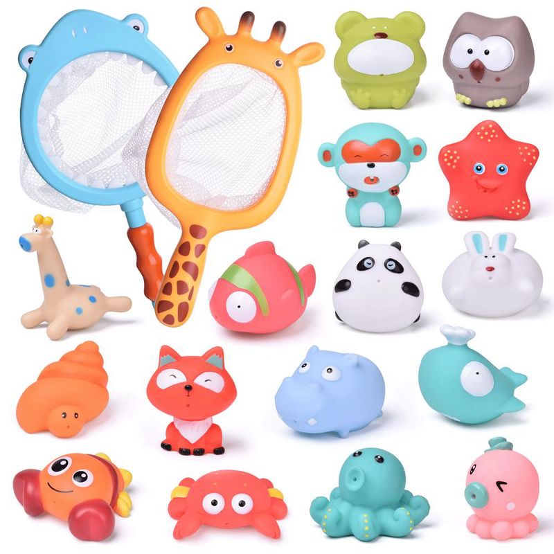 Fun Little Toys 18 PCS Sea Animals Bath Toys Set, 2 of 8