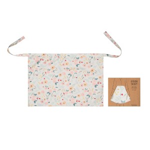 Transpac Fabric Flower Half Apron Home Decorations Spring - 1 of 2
