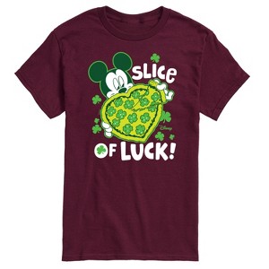 Men's - Disney - Slice Of Luck Short Sleeve Graphic T-Shirt - 1 of 4