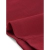 INSPIRE CHIC Women's Regular Fit Notched Lapel Ruched Sleeve Business Crop Blazer - 4 of 4