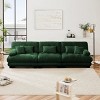 3-Seater Sectional Sofa Deep Seat Sofa Couch Chenille Soft Comfy Upholstered Sofa for Living Room, Apartment-Tanpinhause - 2 of 4