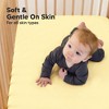 KeaBabies 2pk Soothe Fitted Crib Sheets Neutral, Organic Baby Crib Sheets, Fits Standard Nursery Baby Mattress - 4 of 4