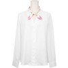 INSPIRE CHIC Women's Polka Dot Square Neckerchief Headband 27.56*27.56 inches(L*W) - 2 of 4