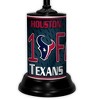 NFL 18-inch Desk/Table Lamp with Shade, #1 Fan with Team Logo, Houston Texans - 2 of 3