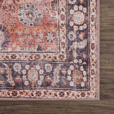 Hauteloom Ganyangan Red Washable Rug