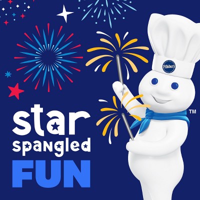 Pillsbury Ready-to-Bake Salute to Service Flag Shape Sugar Cookie Dough - 9.1oz/20ct