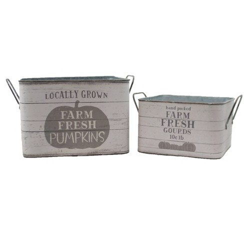 Storage Buckets With Lids - Metal Containers With Lids