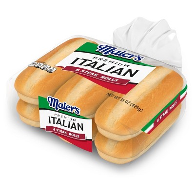 Maiers Italian Steak Rolls - 15oz