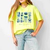 Simply Sage Market Sea La Vie Lighthouse Garment Dyed Tee - 2 of 4