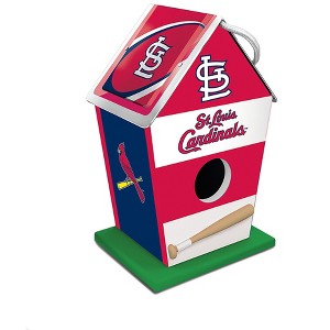 MasterPieces Officially Licensed MLB St. Louis Cardinals outdoor wood birdhouse! - 1 of 3