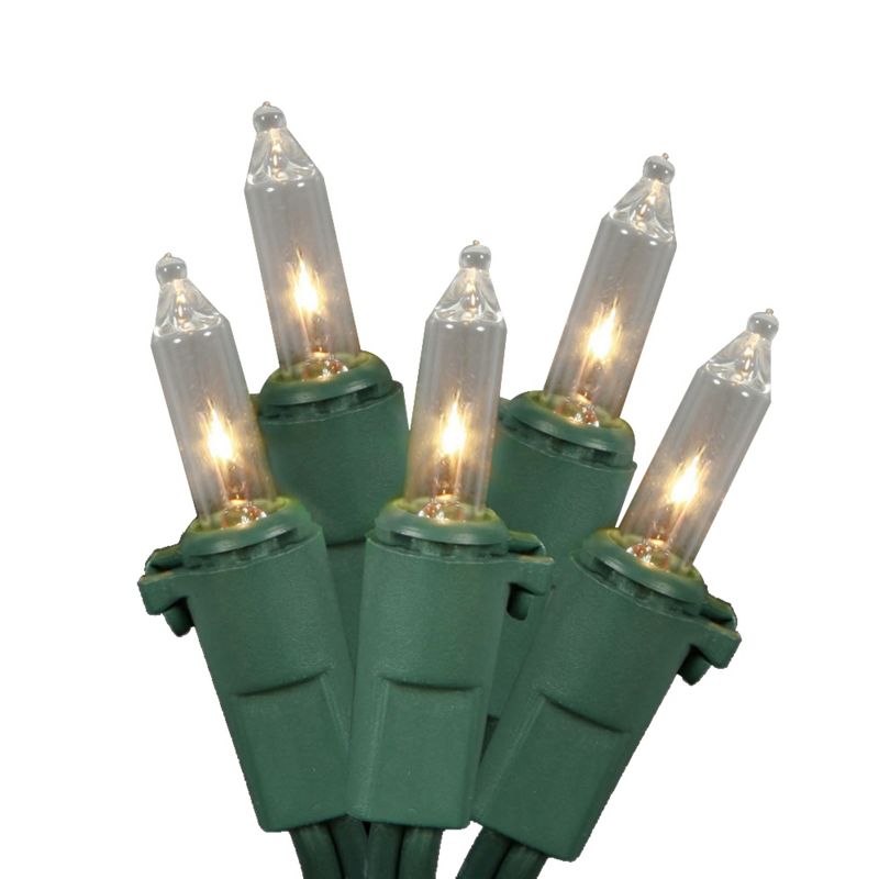 Vickerman Christmas Mini Light Set with Green Wire, 1 of 2