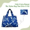 Wrapables Large Foldable Tote Nylon Reusable Grocery Bags - 4 of 4