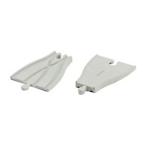Plantoys| Rubber Road & Rail Adaptor Tracks - 1 of 4
