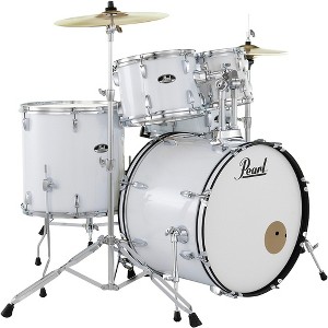 Pearl Roadshow 5-Piece New Fusion Drum Set Pure White - 1 of 4