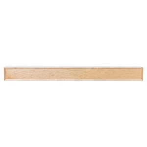 Modern Ember Autumn Wood Fireplace Mantel Shelf with Angled Corner Accents - 1 of 4