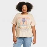 Women's Music City Short Sleeve Graphic T-Shirt - Beige