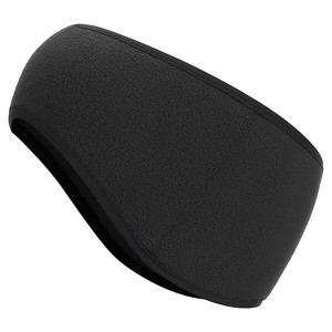 Unique Bargains Polar Fleece Stretchy Running Jogging Sweatband Ear Warmer Headband - 1 of 3
