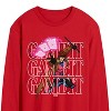 Men's - Marvel - X-Men Gambit Stack Long Sleeve Graphic T-Shirt - 2 of 3
