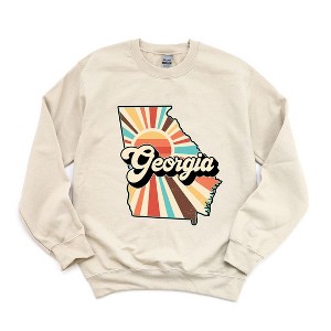 Simply Sage Market Women's Graphic Sweatshirt Retro Georgia - 1 of 4