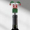 Unique Bargains Christmas Jester Shoe Bottle Stopper Zinc Alloy Resin Silicone 4.33"x1.85"x0.79" 1 Pc - 2 of 3