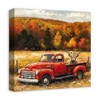 Creative Products Fall Red Truck Highland 16 x 16 Canvas Wall Art - 2 of 4