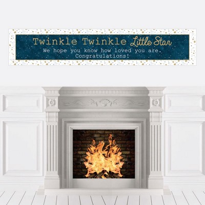 Big Dot of Happiness Twinkle Twinkle Little Star - Baby Shower Decorations Party Banner