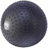Fitvids 40 Pound Weighted Medicine Ball for Home Gym Training and Fitness, Gray - 2 of 4