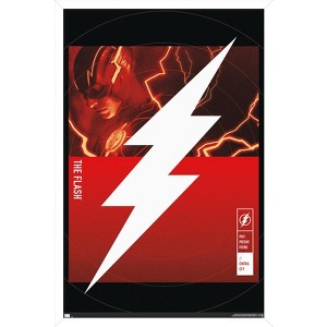 Trends International DC Comics Movie The Flash - Colorway Framed Wall Poster Prints - 1 of 4