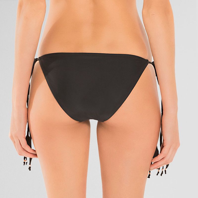 Women's String Bikini Top Onyx L - Vanilla Beach, 2 of 4