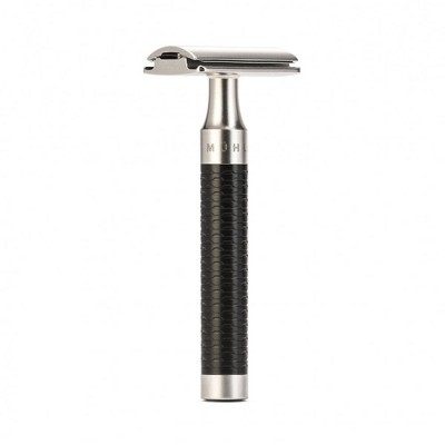 MÜHLE Rocca Stainless Steel & Black Safety Razor