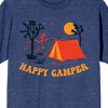 Adventure Society Happy Camper Men's Navy T-Shirt - 2 of 3