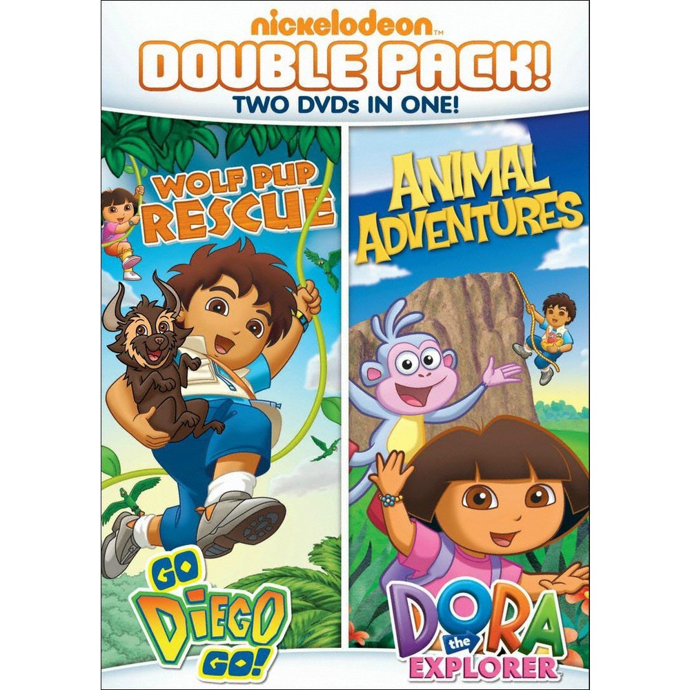 UPC 097368231047 product image for Dora the Explorer: Animal Adventures/Go Diego Go!: Wolf Pup Rescue (DVD) | upcitemdb.com