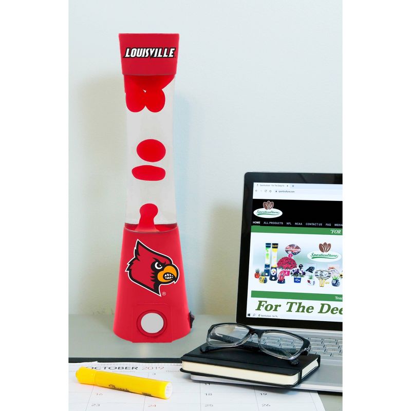 NCAA Louisville Cardinals Magma Lamp Speaker, 2 of 4