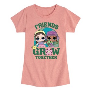 Girls' - LOL Surprise! - Friends Grow Together Fitted Short Sleeve Graphic T-Shirt - 1 of 4