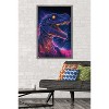 Trends International Wumples - Neon Dinosaur Framed Wall Poster Prints - 2 of 4