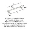 Amerock Enlivity Pull for Cabinets, Drawers, and Furniture - 3 of 4